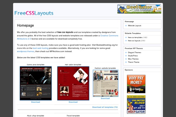 Suffusion theme site design template sample