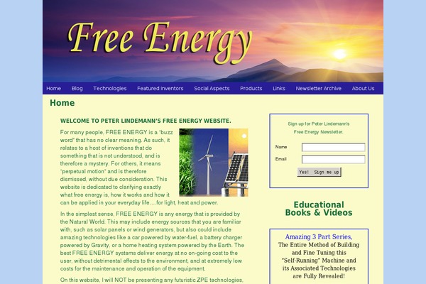 free-energy.ws site used Free-energy