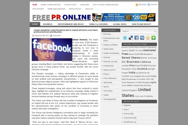free-pr-online.com site used Wire News