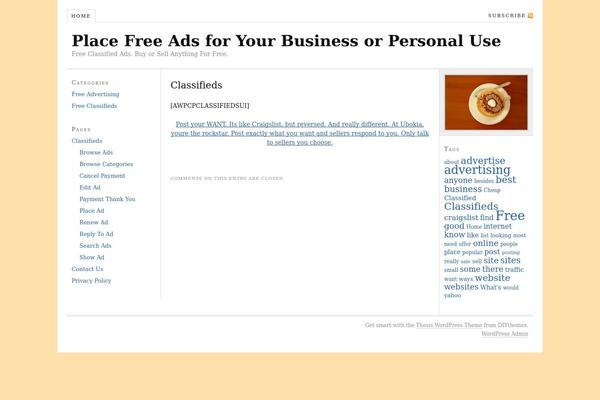 Site using Another WordPress Classifieds Plugin plugin
