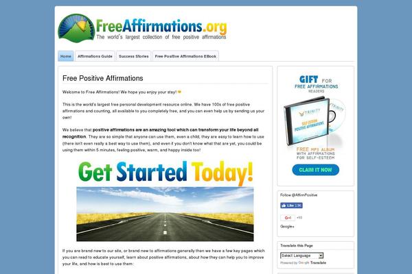 Suffusion theme site design template sample