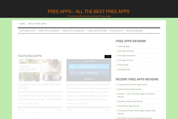 freeapps.net site used Wp Critique