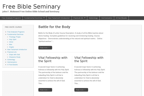 WordPress website example screenshot