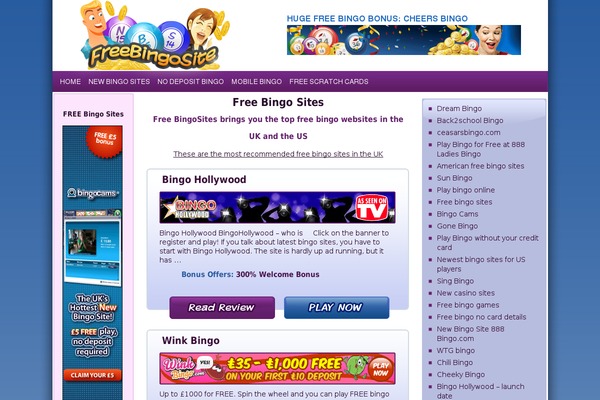 freebingosite.org site used Newbingo