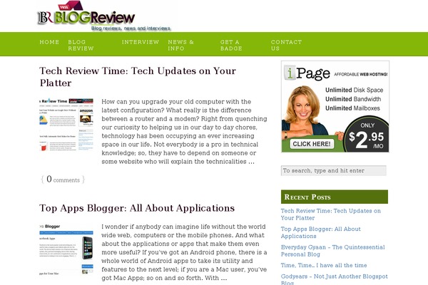 WordPress website example screenshot