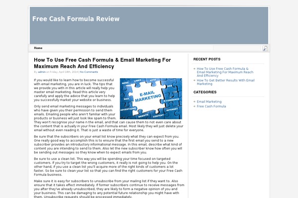 WordPress website example screenshot