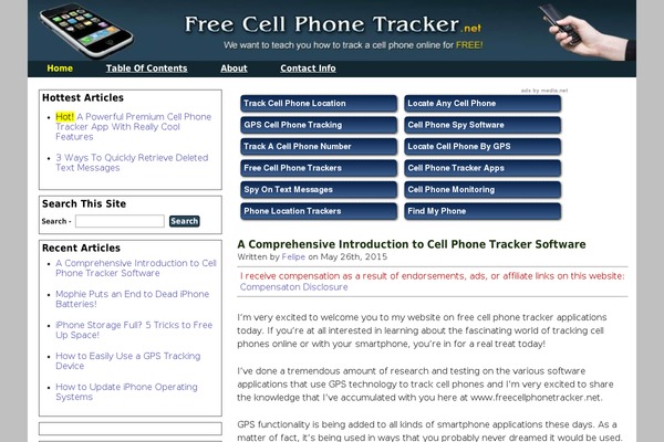 freecellphonetracker.net site used Spotlight-13