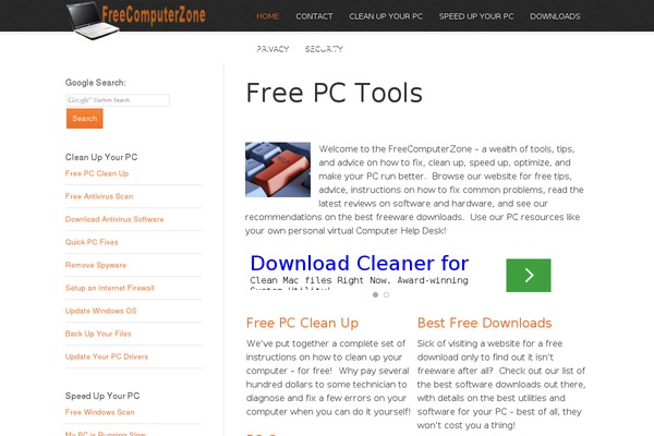 freecomputerzone.com site used Eleven40