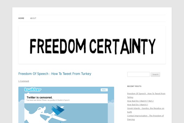 WordPress website example screenshot
