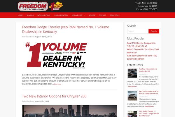 freedomchryslerdodgejeepramnews.com site used Tieblog