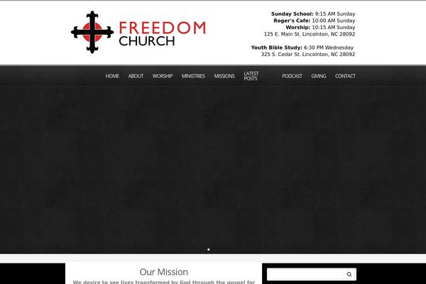 WordPress website example screenshot