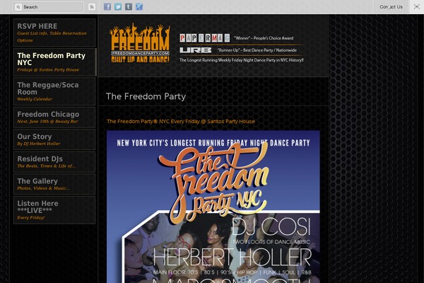 freedomdanceparty.com site used Milkyway
