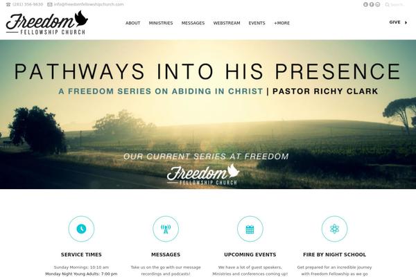 WordPress website example screenshot