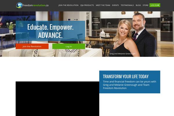 freedomrevolution.ca site used Pcg-responsive