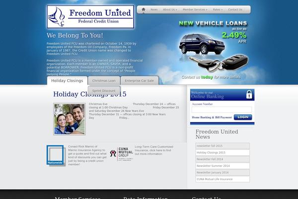 freedomunitedfcu.com site used MyProduct