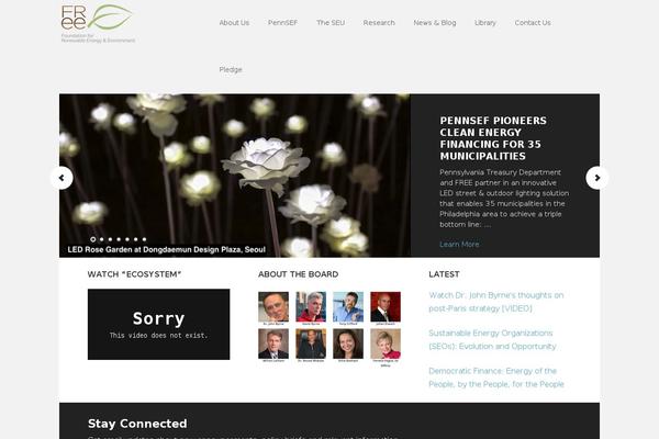 WordPress website example screenshot