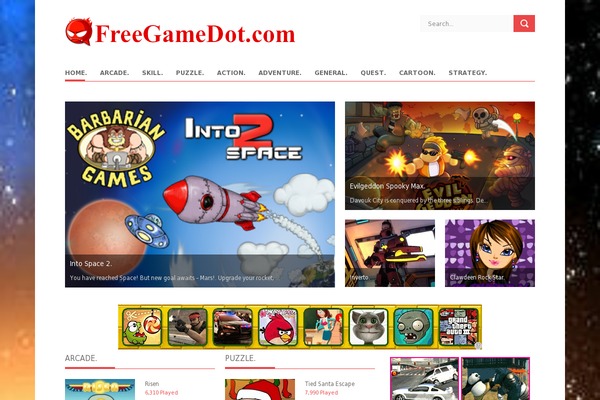 wp-game theme websites examples