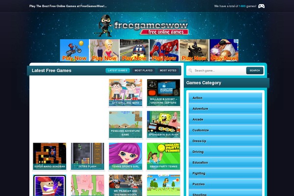 WordPress website example screenshot