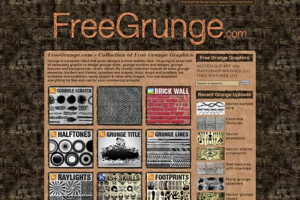 freegrunge.com site used Freegrunge