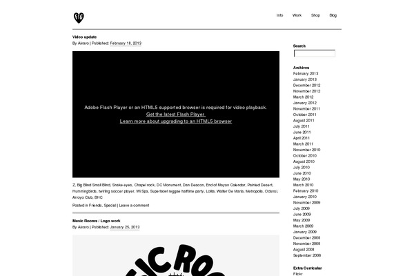 Site using Audio Player plugin