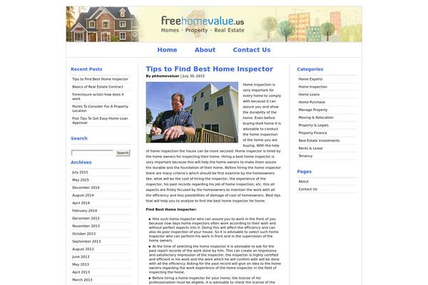 freehomevalue.us site used Rockinnewspaper_3col_1_0_1545