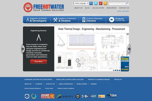 freehotwater.com site used Freehotwater