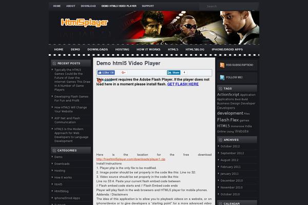 freehtml5player.com site used iMovies