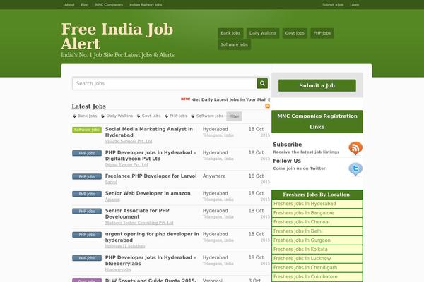 freeindiajobalert.com site used Jobroller