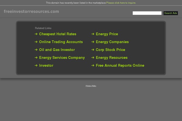 WordPress website example screenshot