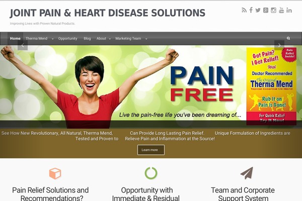 evolve theme site design template sample