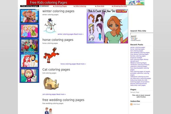 freekidscoloringpages.net site used Super-adsense-ebay