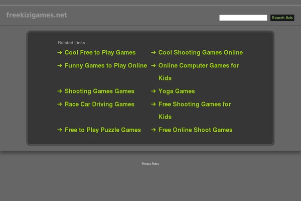 freekizigames.net site used Kizi