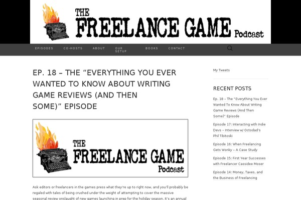 freelancegamepodcast.com site used Madara-child