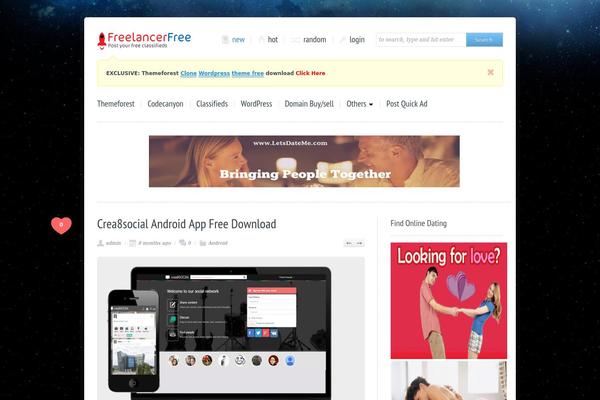 freelancerfree.com site used Sangvish