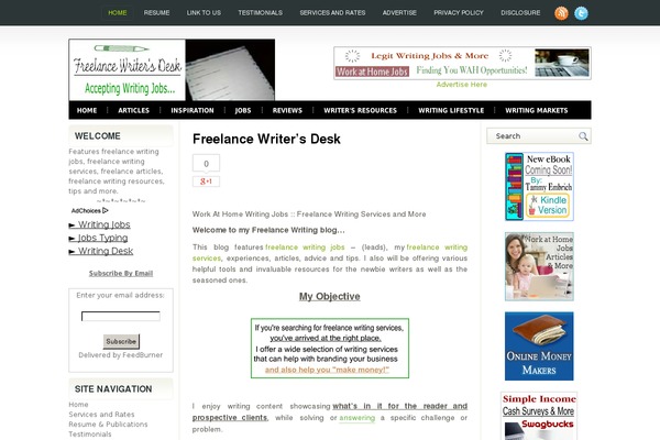 freelancewritersdesk.com site used Libera