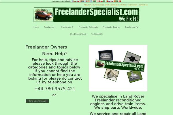 freelanderspecialist.com site used Caboom