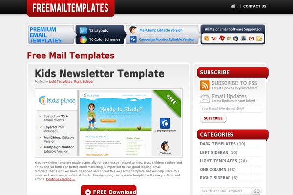 freemailtemplates.com site used Psdfiles-freemailtemplates