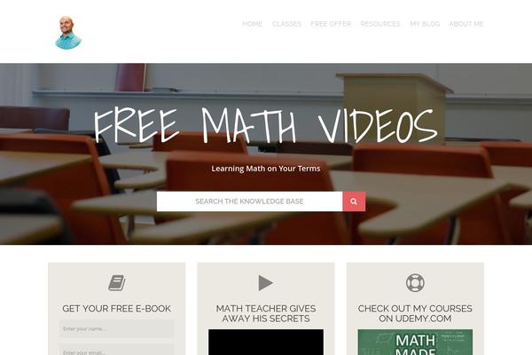 freemathvideos.com site used Wp-altera