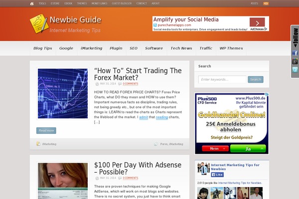WordPress website example screenshot