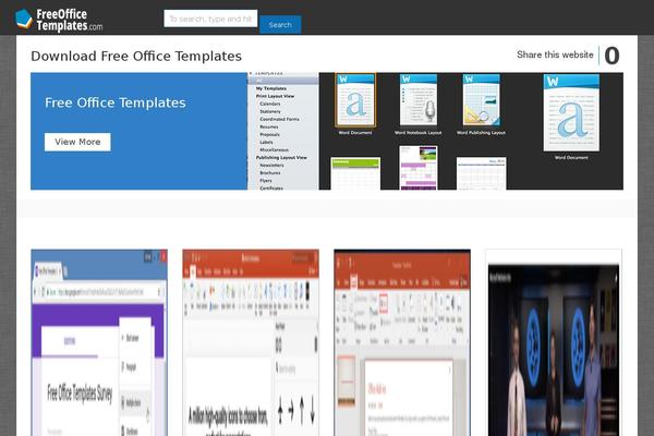 freeofficetemplates.com site used Freeoffi