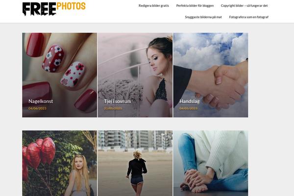 ImageGridly theme site design template sample