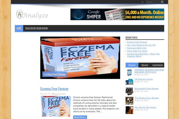 WordPress website example screenshot