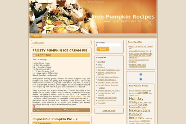 freepumpkinrecipes.com site used Food_recipe
