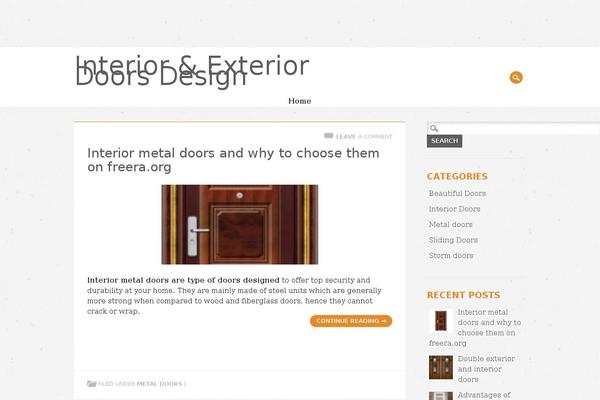 Restaurateur theme site design template sample