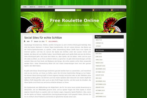 WordPress website example screenshot