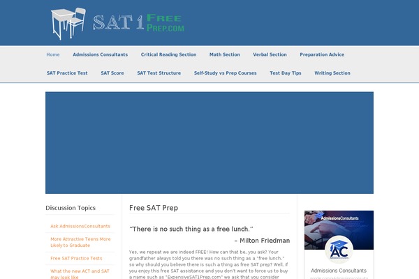 freesat1prep.com site used blogwhite