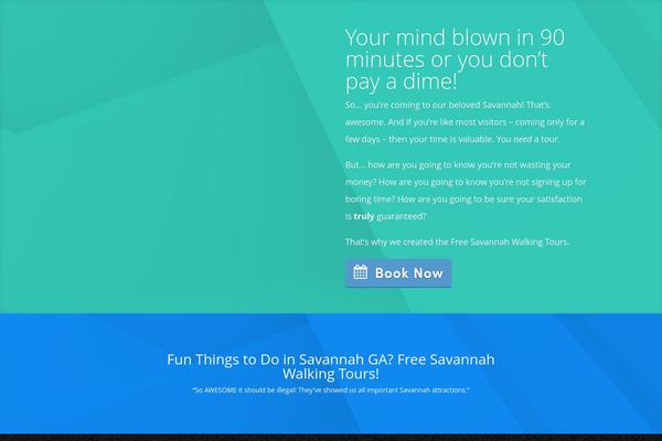 WordPress website example screenshot