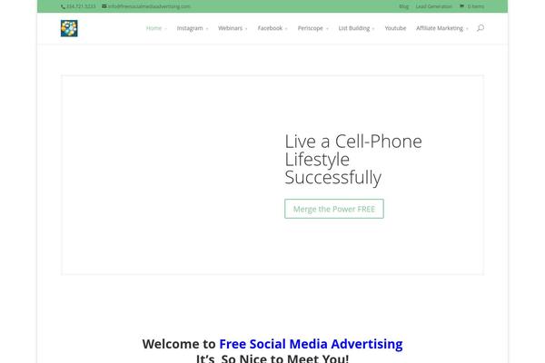 Divi theme site design template sample