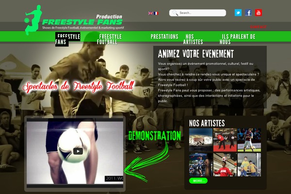 freestylefans.com site used Fans