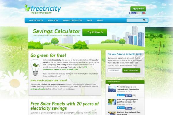 freetricity.net site used Residential